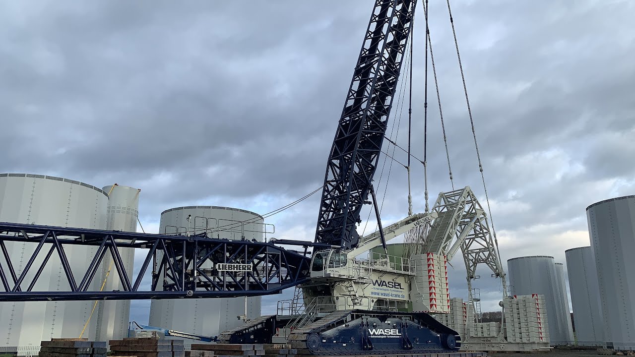 Liebherr LR 11000 komplett errichtet im Detail #20