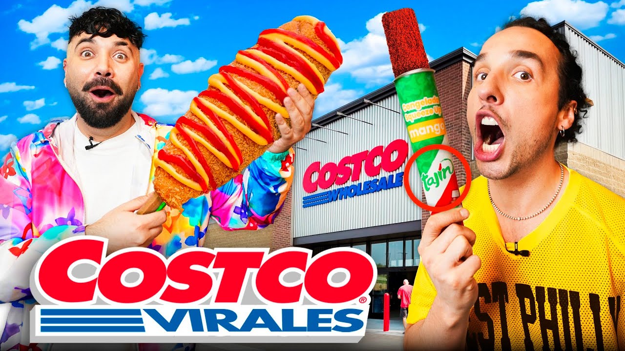PROBAMOS NUEVOS PRODUCTOS VIRALES DE COSTCO, congeladas TAJÍN, Banderillas GIGANTES | LOS RULÉS