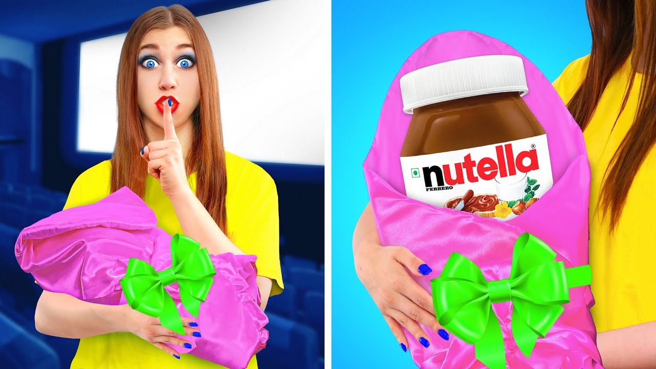 8 Funny Ways to Sneak Food into the Movies 2!