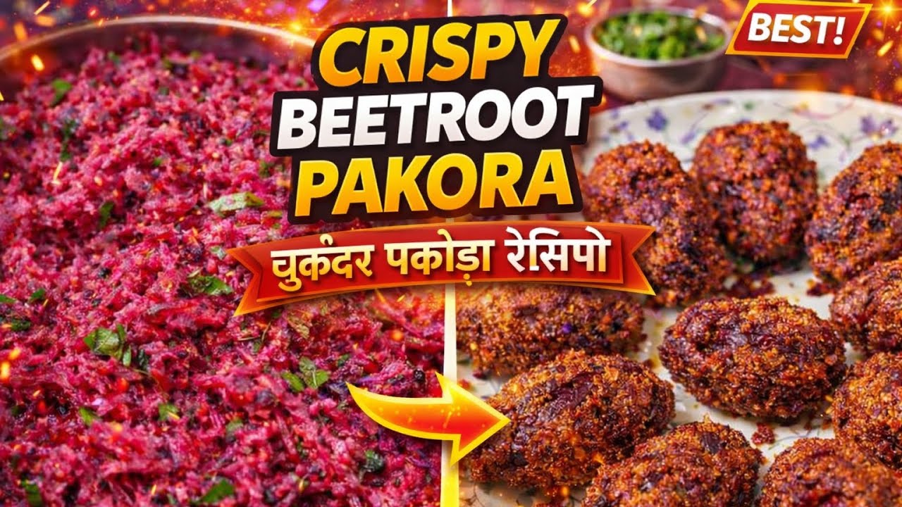 The Ultimate Crispy Bengali Beetroot Pakora at Home! 🫜🥔🔥(Beetroot Chop Recipe)