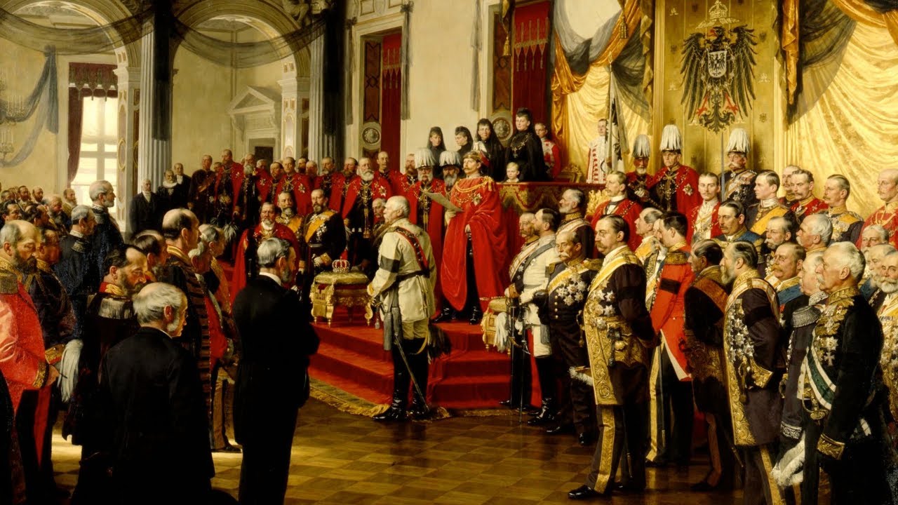 Imperial German/Prussian marches with Anton Werner's beautiful paintings of the Kaiserreich