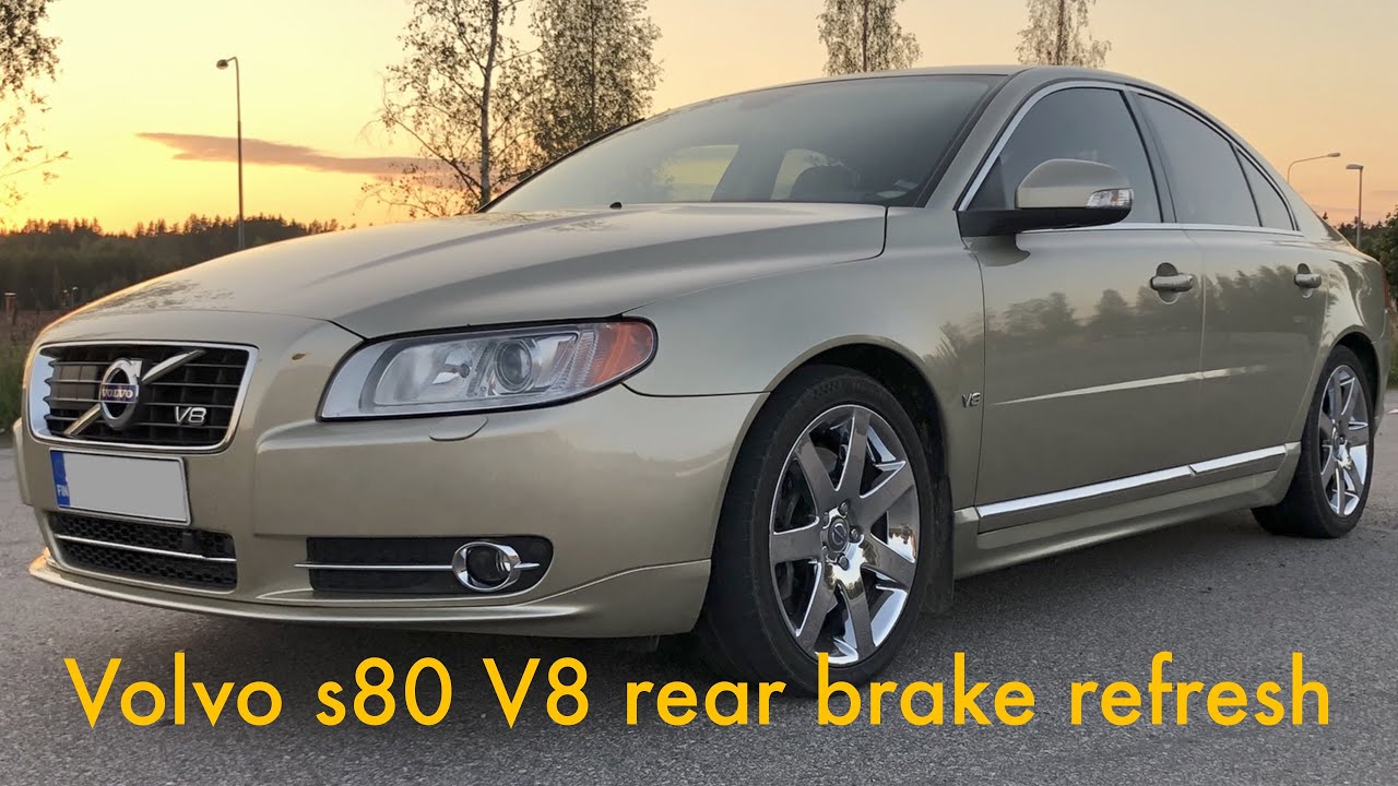 Volvo s80 V8 rear brake refresh