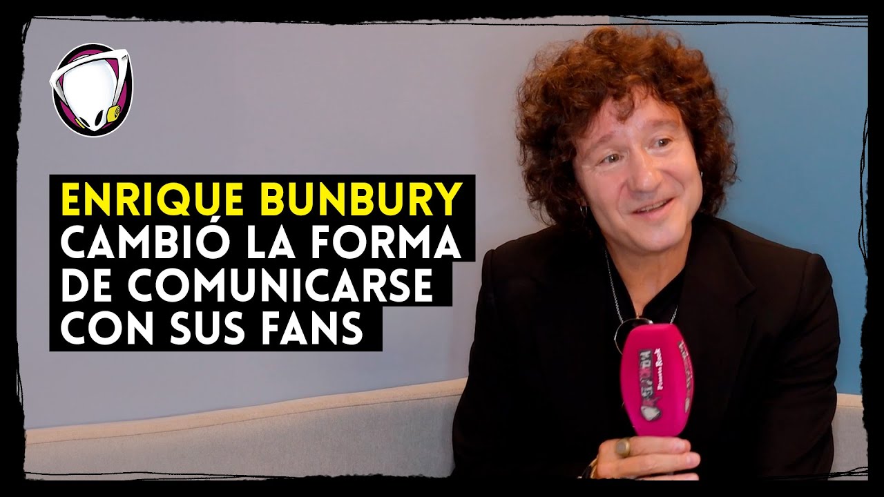 Enrique Bunbury explica cómo conectó otra vez con sus fanáticos