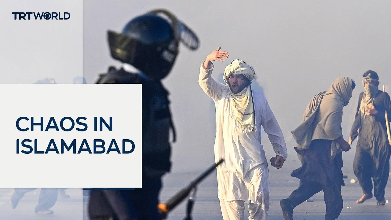 Security forces chase away protesters from Islamabad