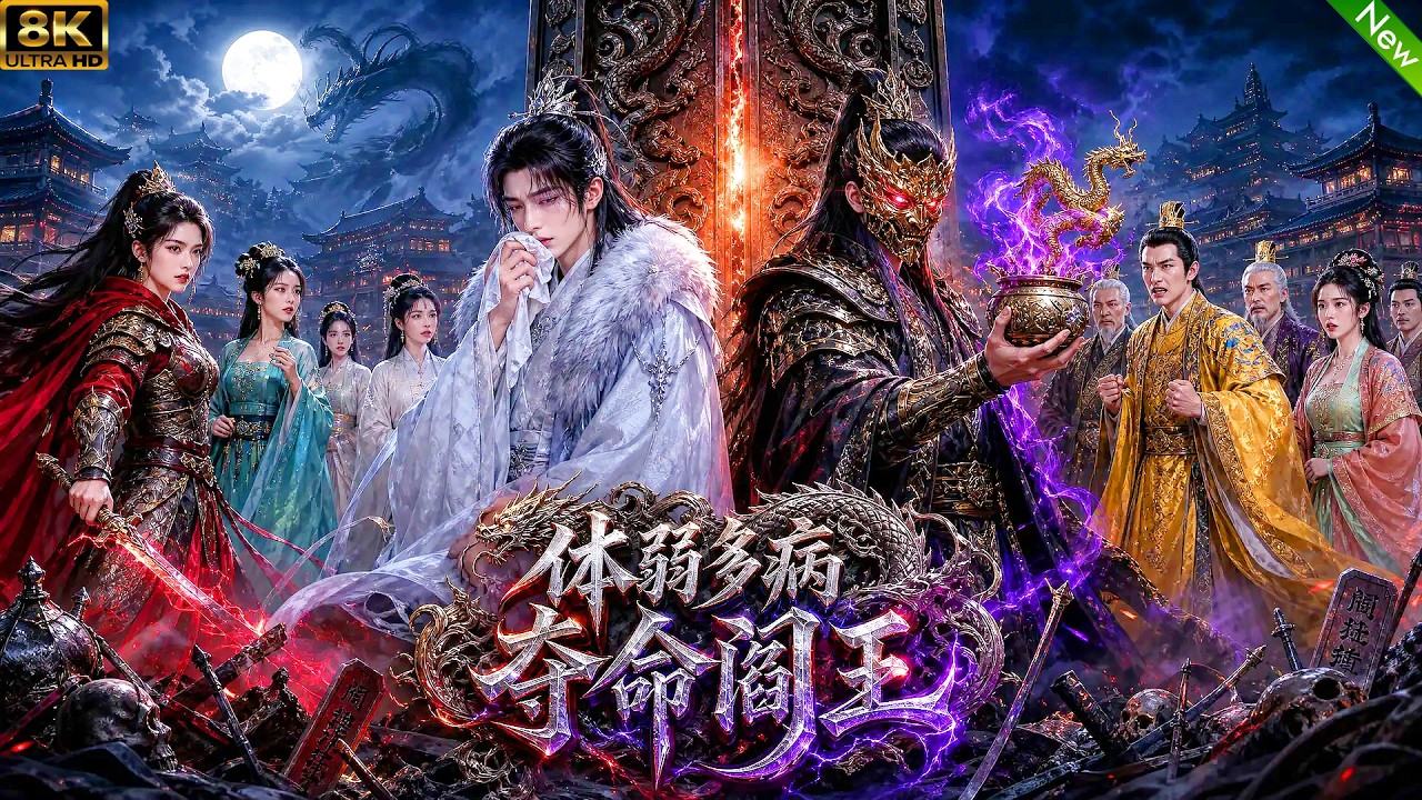 新动漫📢看似体弱多病的废物皇子，谁料他天赋异禀，杀伐果断，竟是令人闻风散胆的夺命阎王！#动漫 #anime
