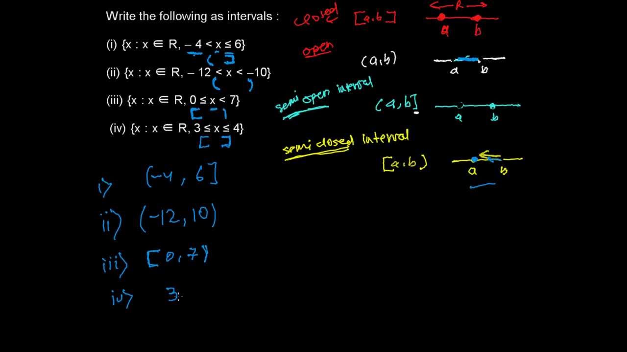 How to Write Set builder Form into Intervals of Real Numbers- Set Theory Question