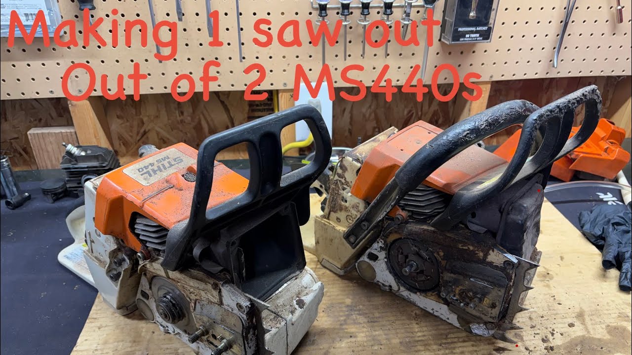 Turning 2 Part Saws into 1 Running MS440