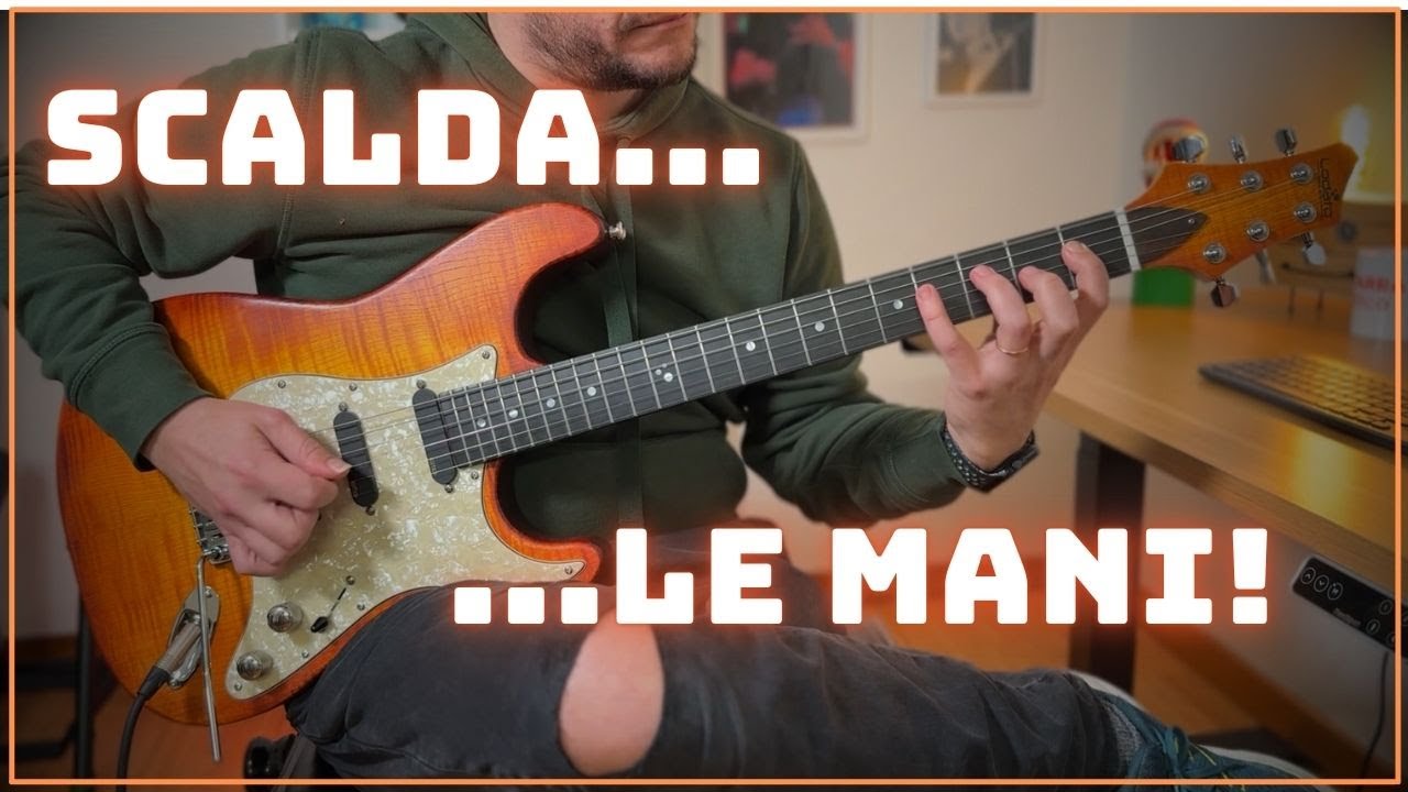 TRE ESERCIZI per SCALDARE LE MANI sulla Chitarra!