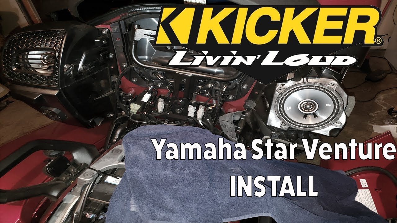 2018 Yamaha Star Venture Kicker Speakers Install