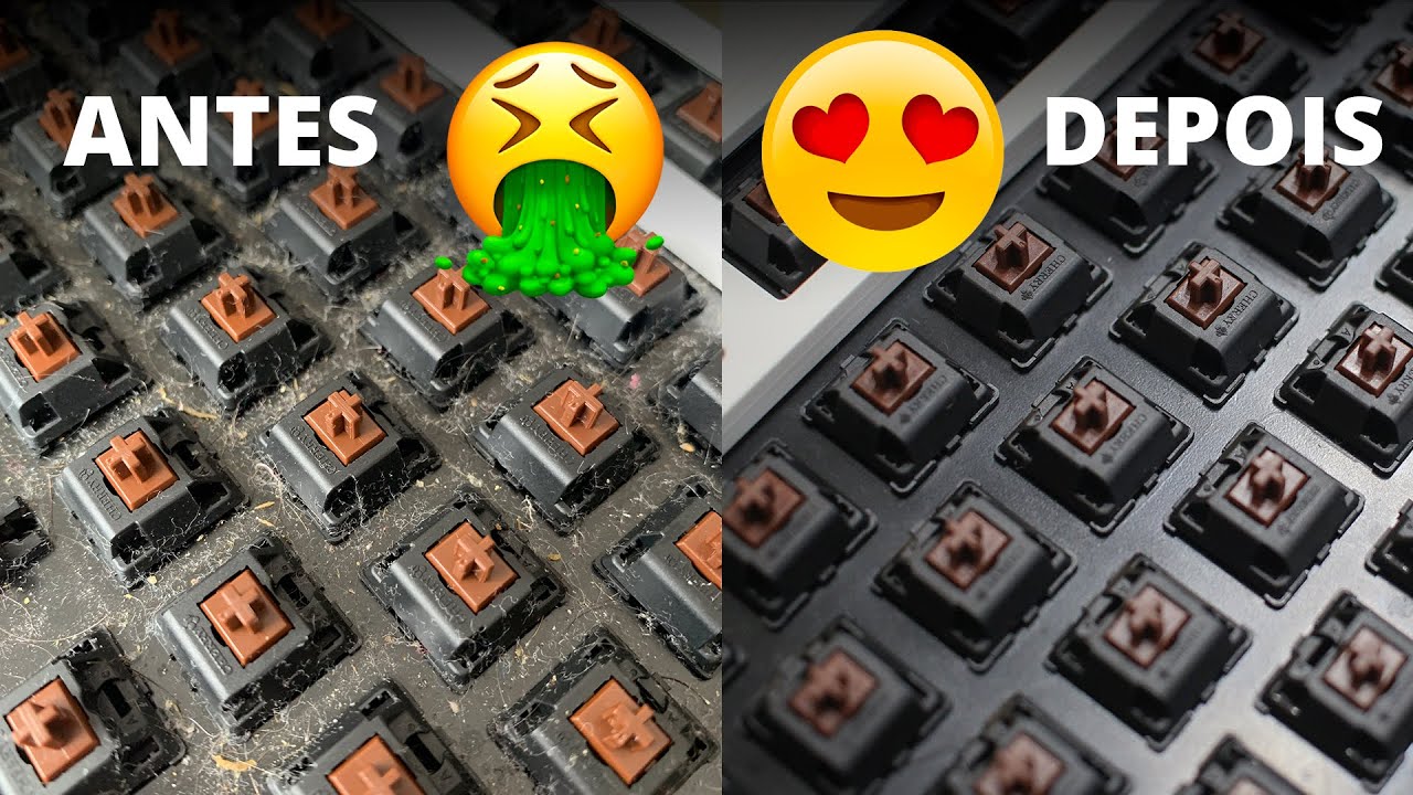 Como limpar seu teclado mecânico? - Tutorial