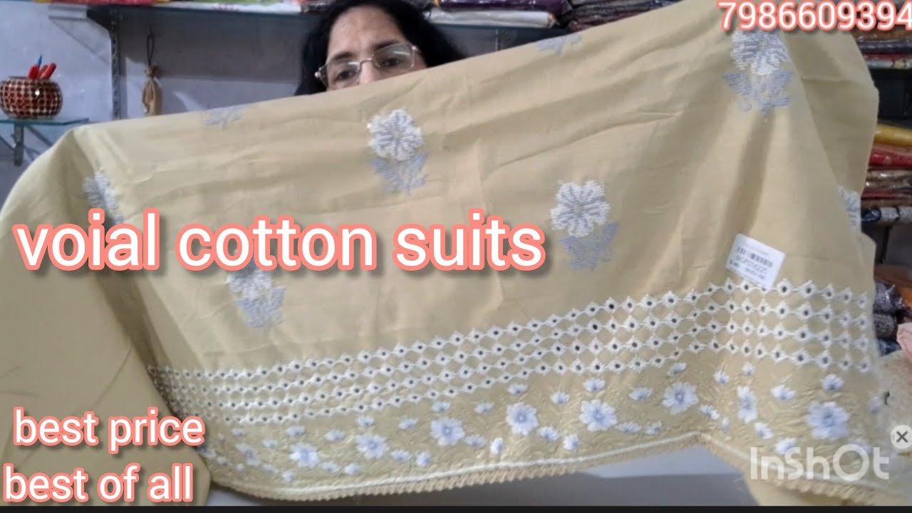 100% voile mul  cotton suits 😍 viral summer ☀️ collection for duit lovers ♥️ 