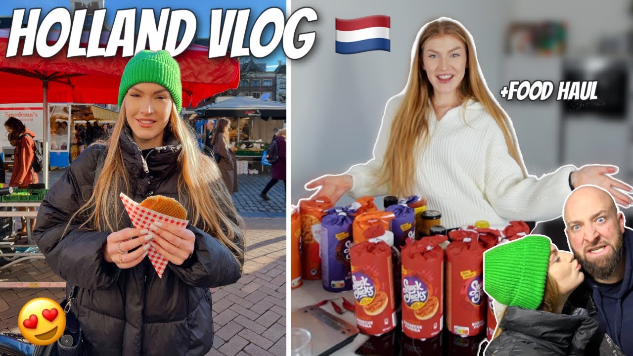 4h in Holland VLOG + Lebensmitteleinkauf mit den besten Reiswaffeln 😍 VLOGMAS 4