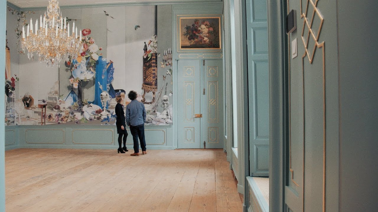 Kunst in de Blauwe Salon van Paleis Huis ten Bosch