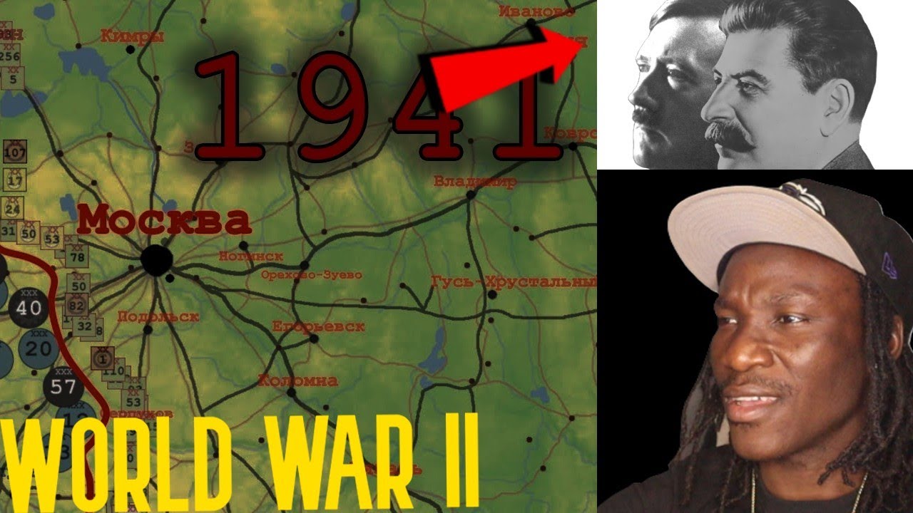 STALIN USSR  VS HITLER'S GERMANY! The Great Patriotic War, 1941 on the map: (REACTION)