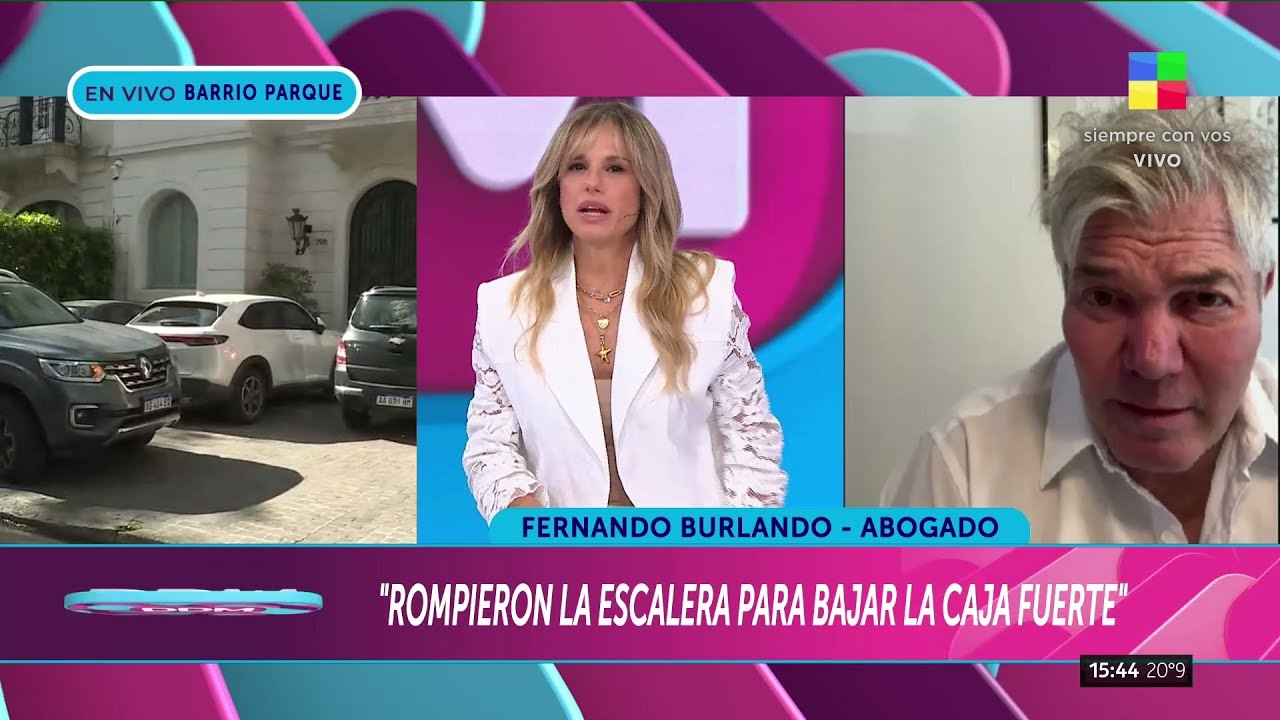 📢 ROBO A PAMPITA: FERNANDO BURLANDO COMPARTE TODOS LOS DETALLES