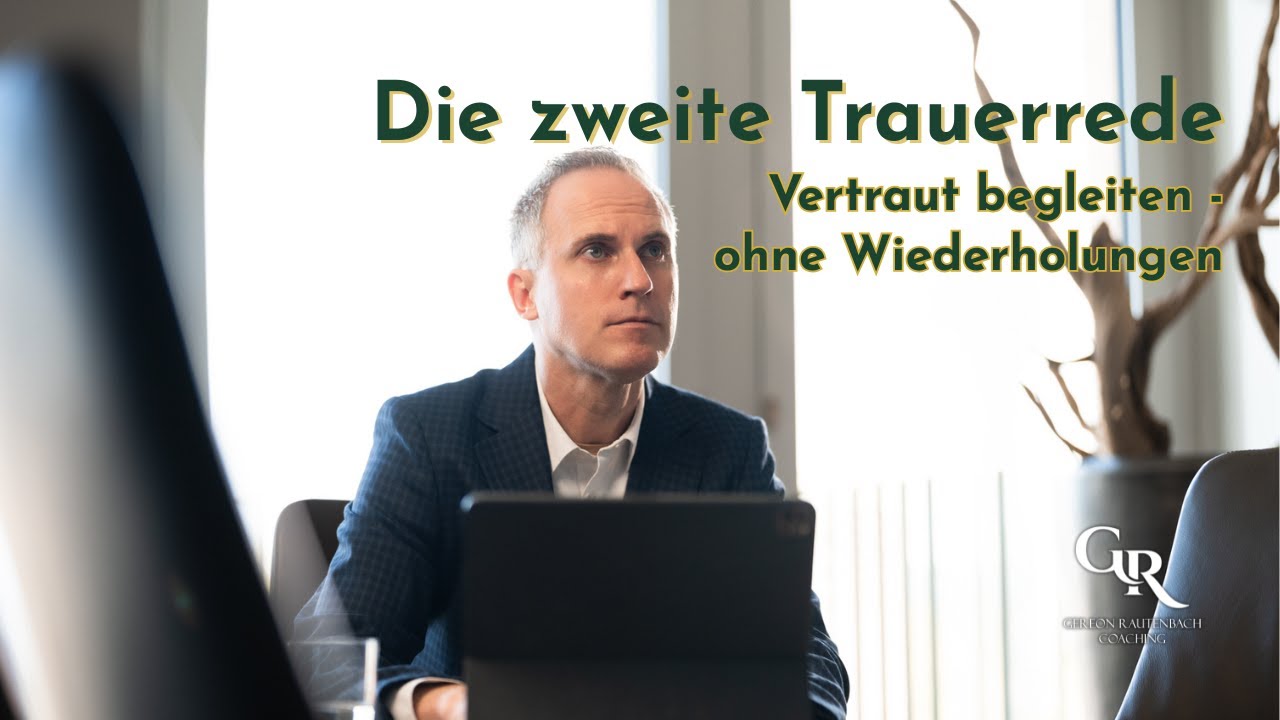 Trauerredner: Die zweite Rede für dieselbe Familie - Verbindung halten ohne Wiederholung