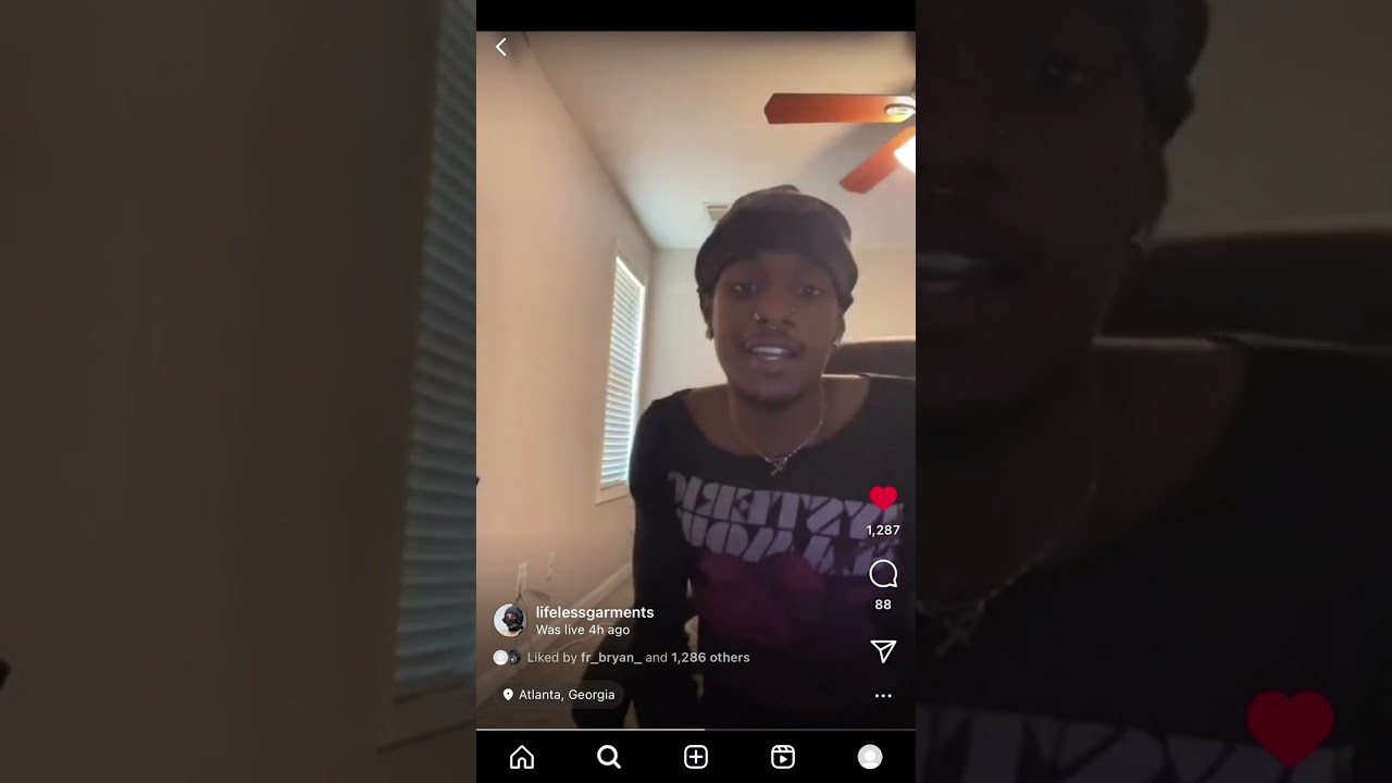 lifelessgarments previews new music ig live (07/21)