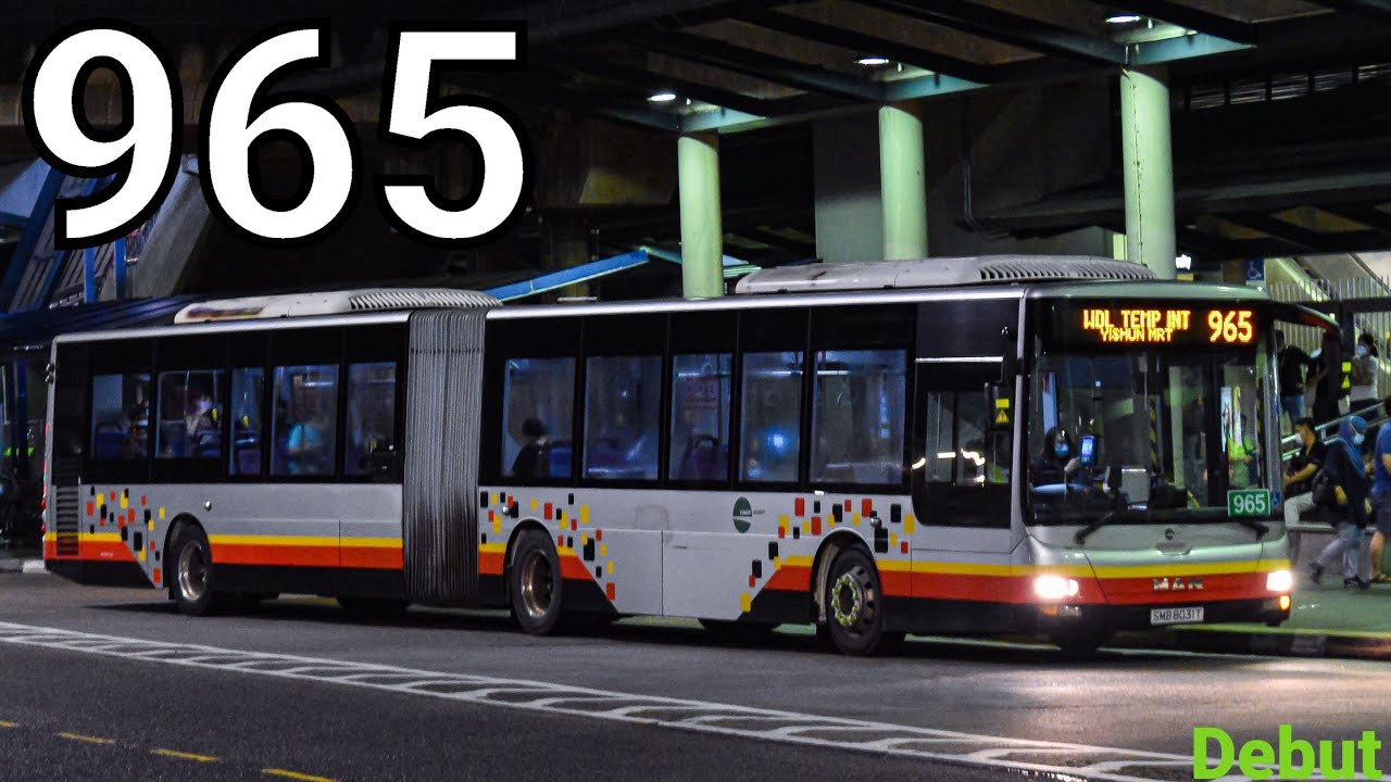 SMB8031T - Tower Transit Bus Service 965 [MAN NG363F Debut]