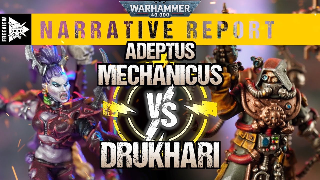 Drukhari vs Adeptus Mechanicus 1750pts | Warhammer 40,000 Narrative Report