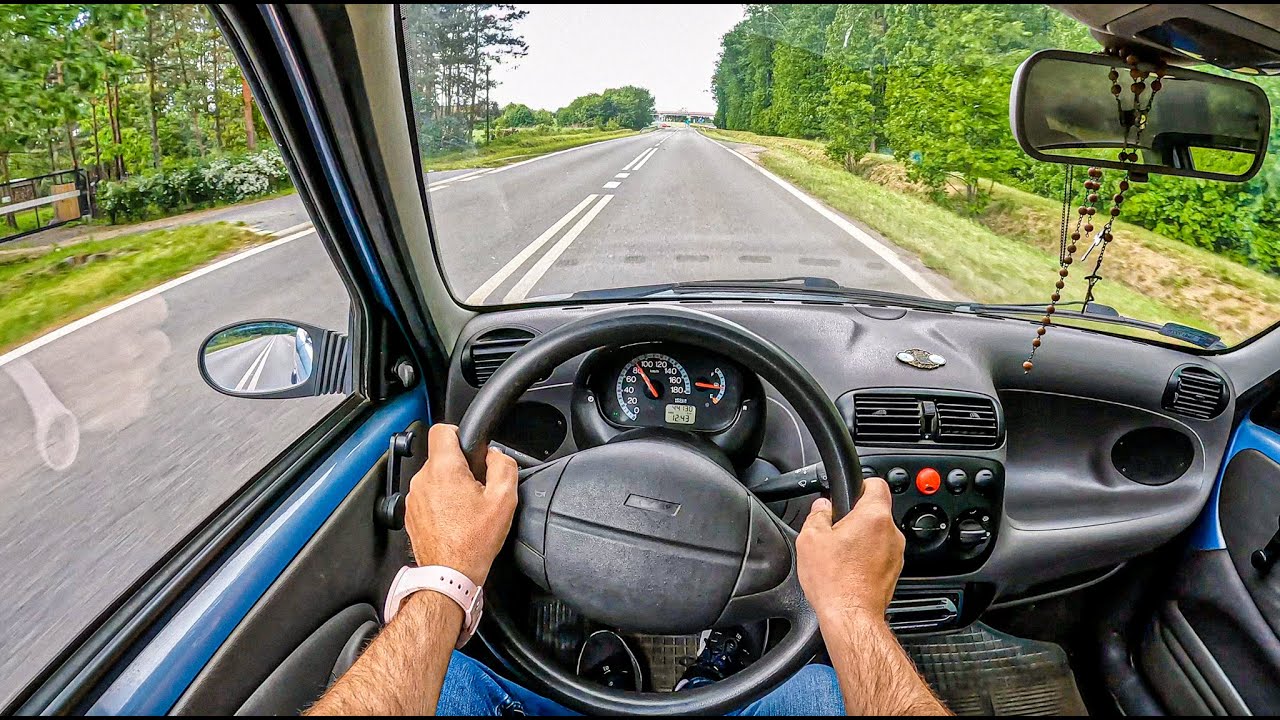 2002 Fiat Seicento [1.1 FIRE 55HP]| POV Test Drive #1293 Joe Black