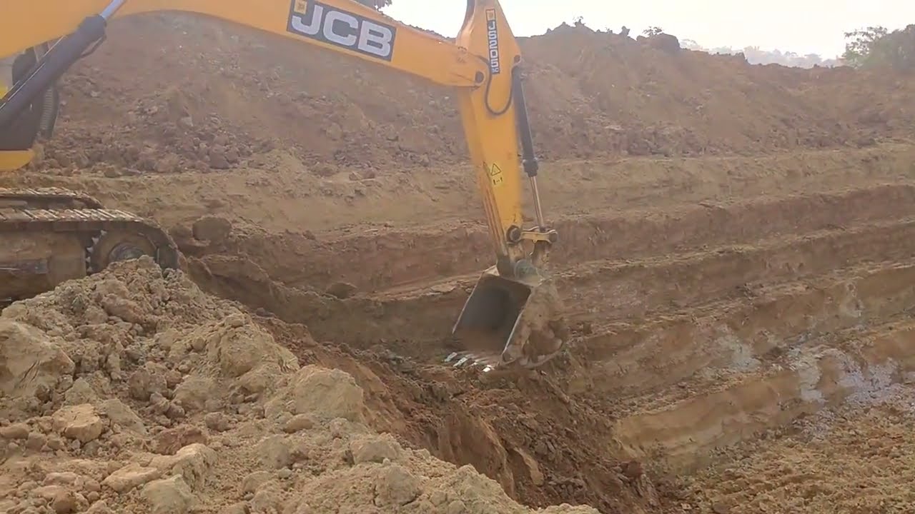 talab step cutting pc jcb JS205sc machine