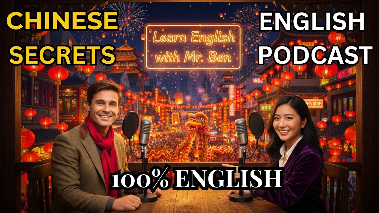 Idioms & Monsters: The Secret Legend of Chinese New Year 🏮 | English Podcast with Mr. Ben