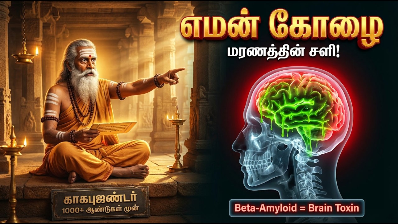 எமன் கோழை — மூளையைக் கொல்லும் சளி! அமிர்தம் = CSF | Glymphatic System | Siddhar Science