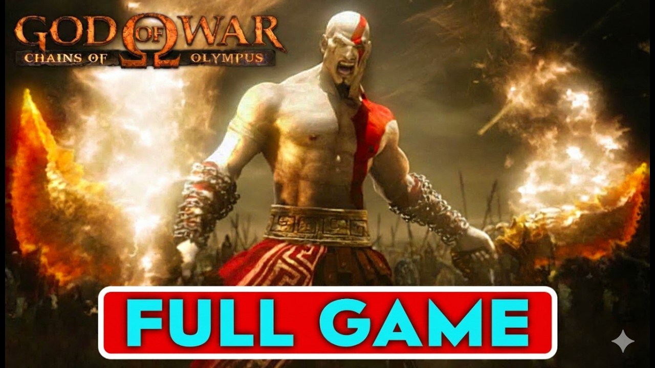 God of War Chains of Olympus Full Game Playthrough | No Commentary | Complete Story