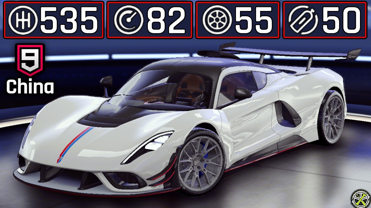 GOLD Hennessey Venom F5 Revolution test drive: Asphalt 9 China