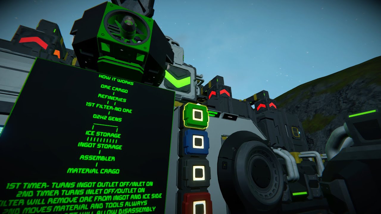 Vanilla Inventory Management in Space Engineers