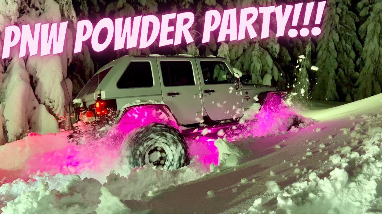 Наконец-то выпал глубокий снег! #джип #ездапоснегоходу #тойота4x4