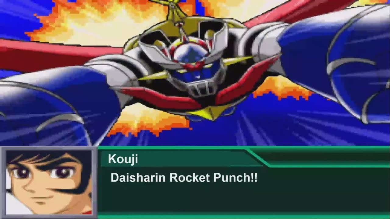 Super Robot Wars K - Mazinger Z All Attacks (English Subs)