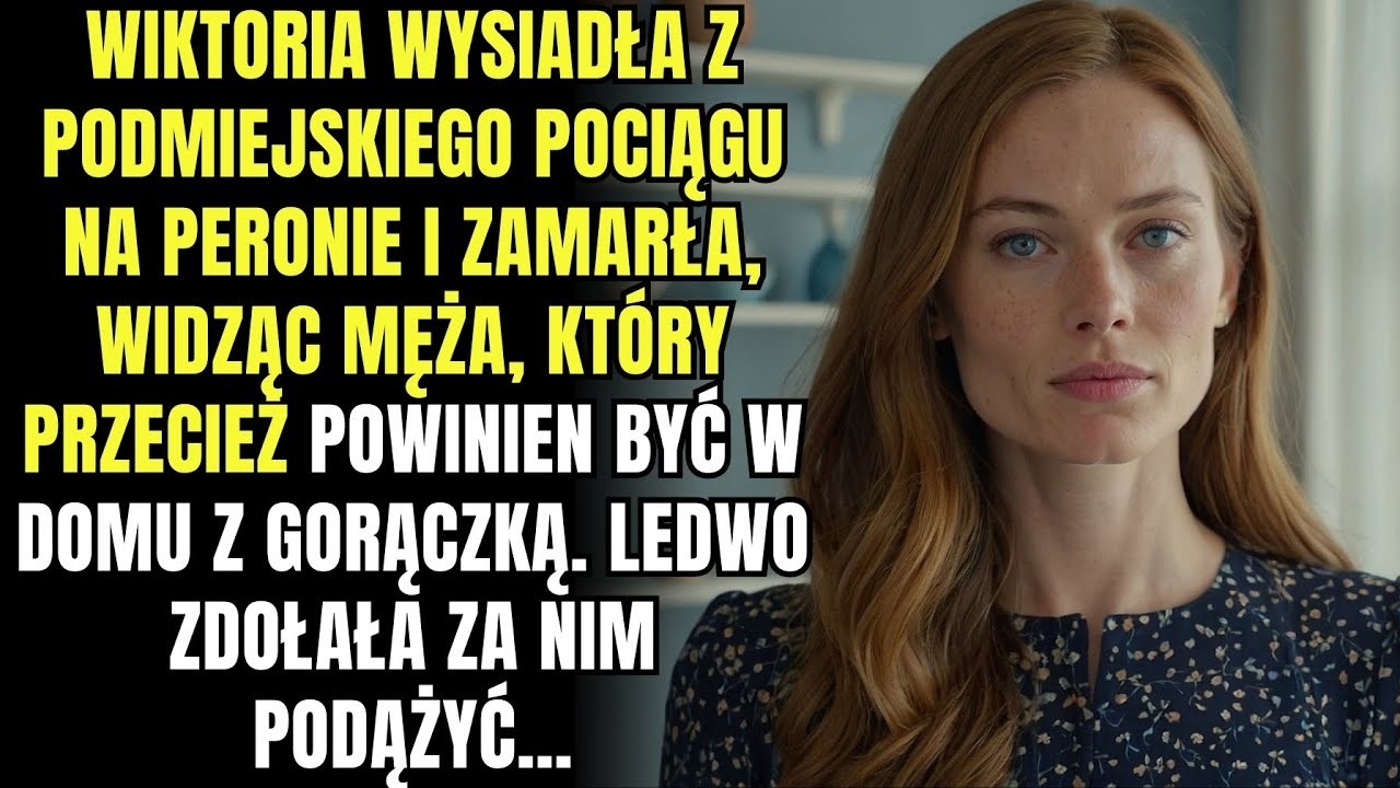 Zobaczywszy męża, który powinien być w domu, Wiktoria zamarła  Ledwo zdążyła za nim podążyć…