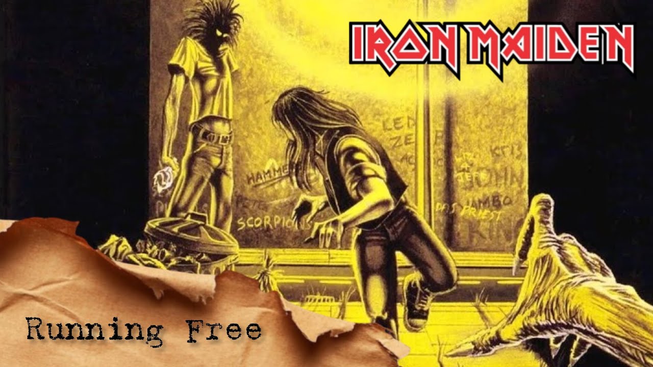 IRON MAIDEN - Running Free (Lyric Video)