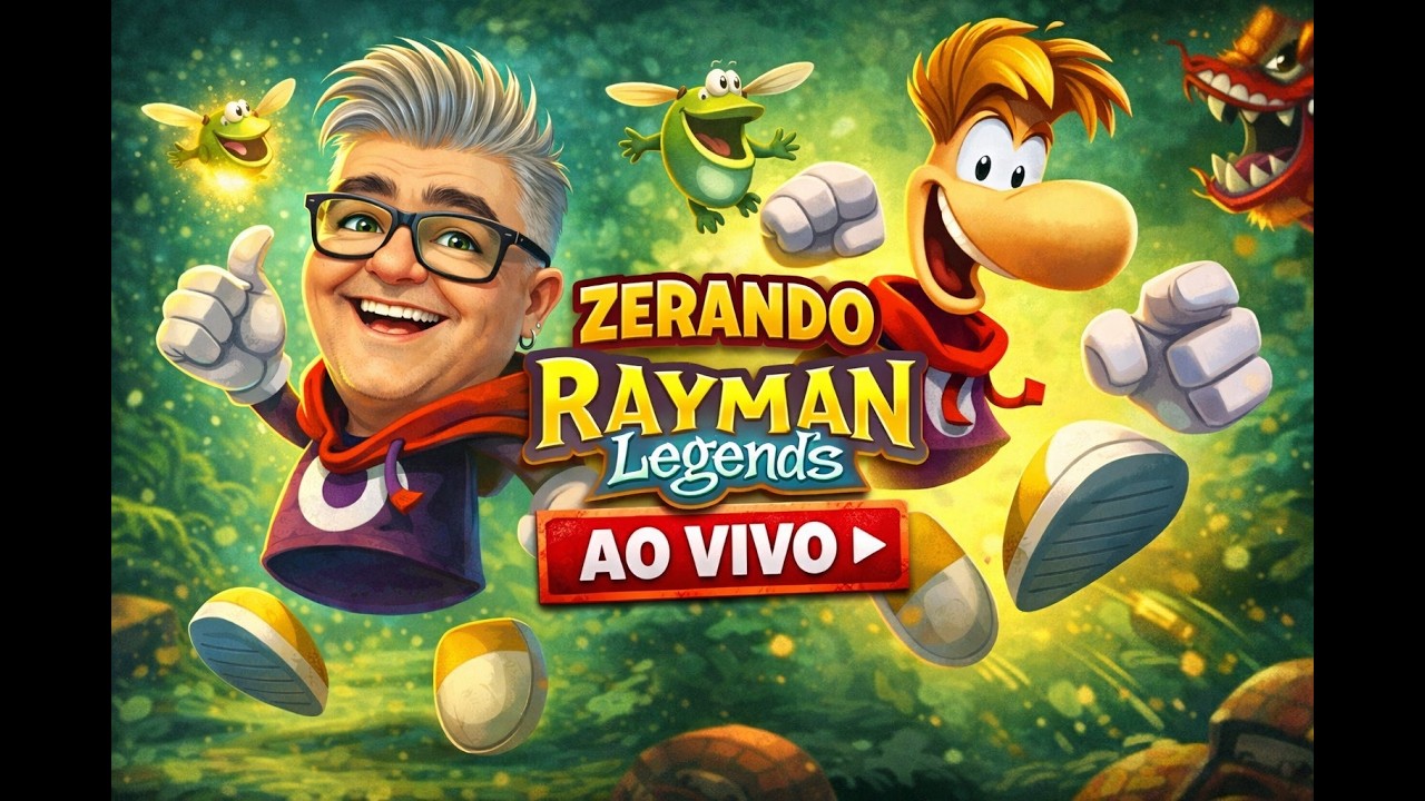 LIVE: Zerando Rayman Legends – Gameplay Insana!