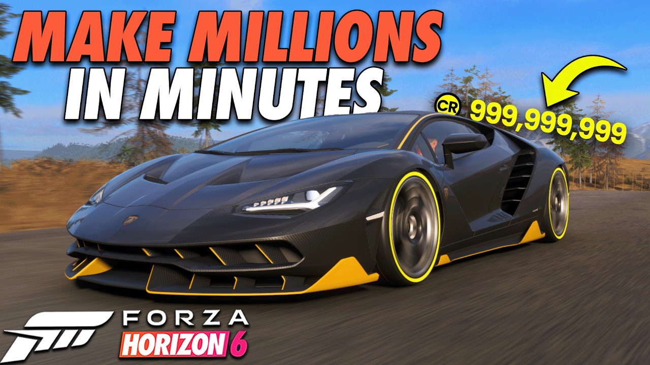 Как БЫСТРО заработать деньги в Forza Horizon 6 &mdash; 20 МИЛЛИОНОВ кредитов за 5 МИНУТ &mdash; Глитч на беск...