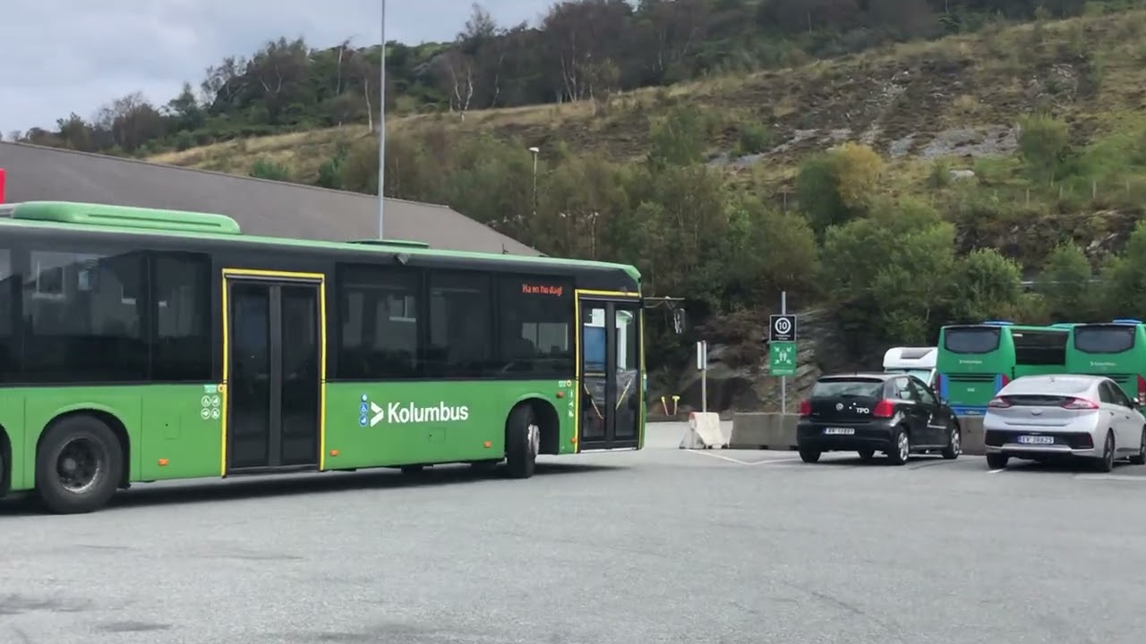 Volvo 8900 LE #2106 In the Depot at Moster&oslash;y