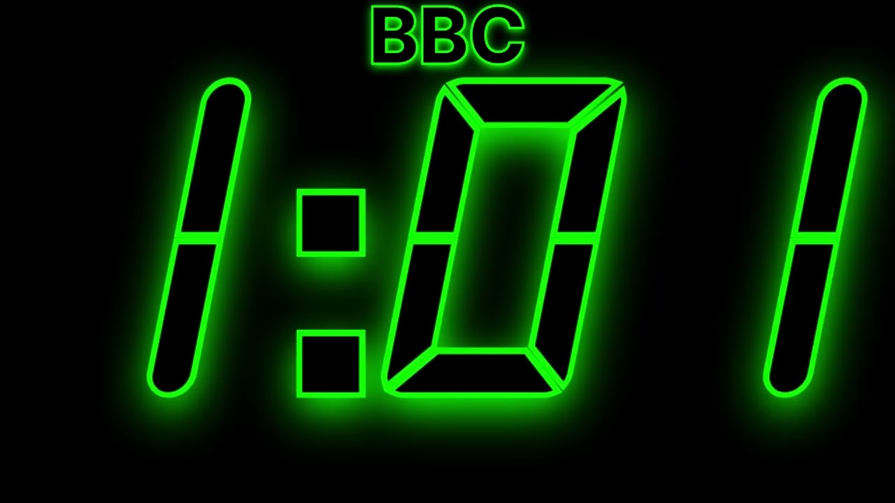 100 Seconds Countdown BBC Digital Timer V55 (NEON Timer)