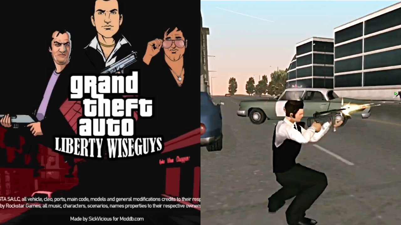 GTA Liberty Wiseguys FreeRoam Gameplay