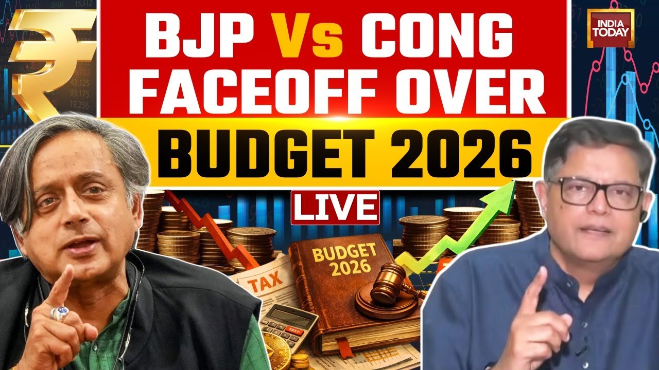 LIVE | Budget 2026 | Shashi Tharoor Vs Baijayant Panda | BJP vs Congress | Marya Shakil