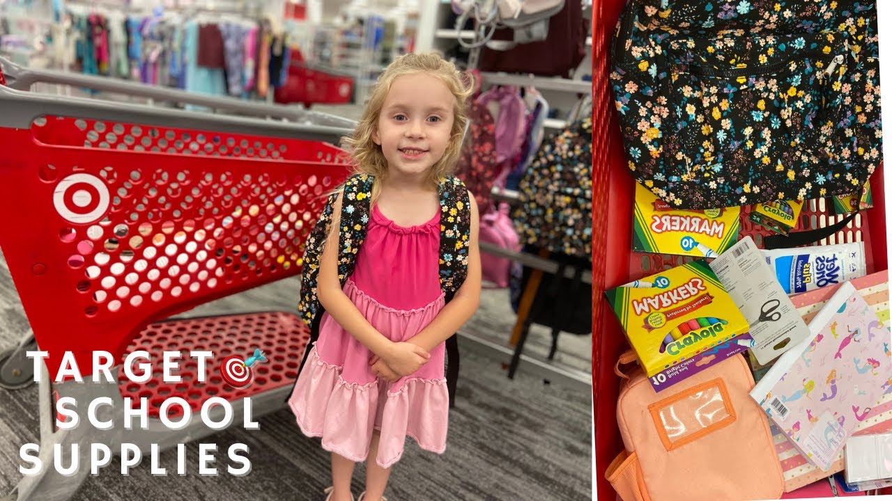 SCHOOL SUPPLY SHOPPING| Pre-K Target Haul