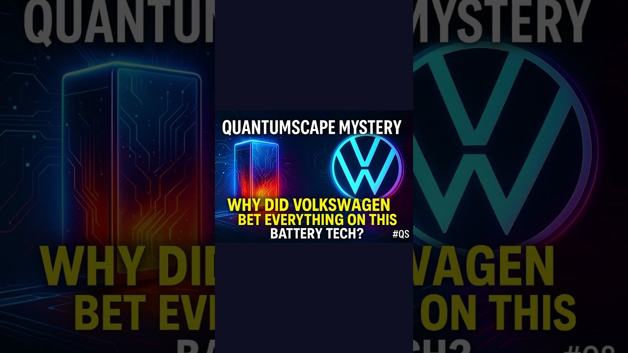 QuantumScape Mystery | Why Did Volkswagen Bet Everything on This Battery Tech? #QS