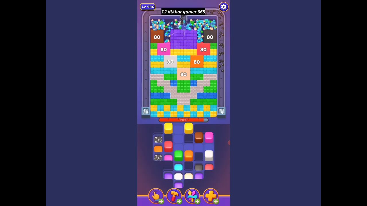 Bounce blast level 446 | all parts gameplay walkthrough solution