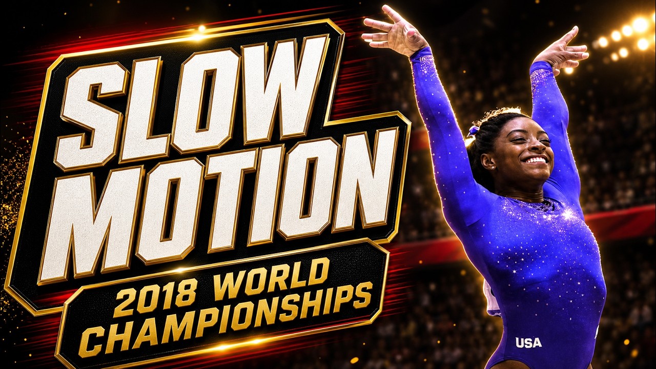 Simone Biles Super Slow Motion 2018 World Championships Qualifying Vertical Video