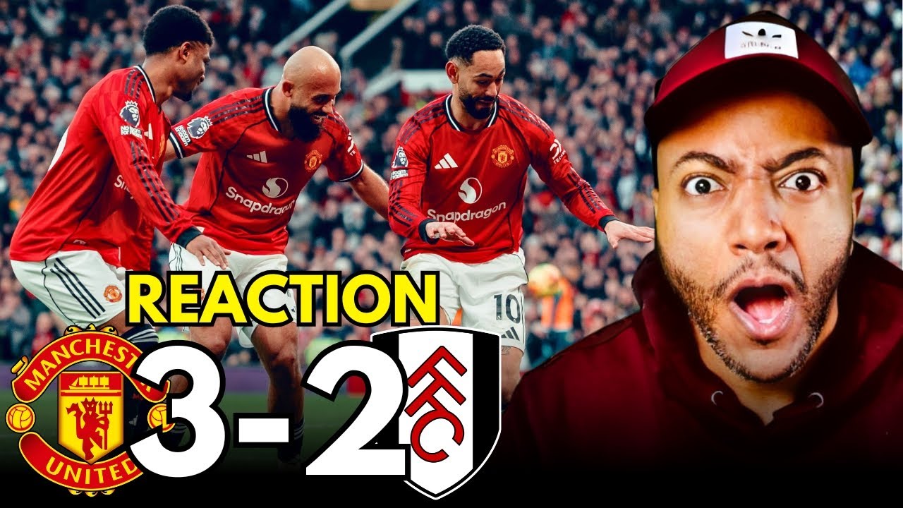 SEȘKO WINS IT IN 94TH MIN! 😱 Man United 3-2 Fulham | URKG Reacts