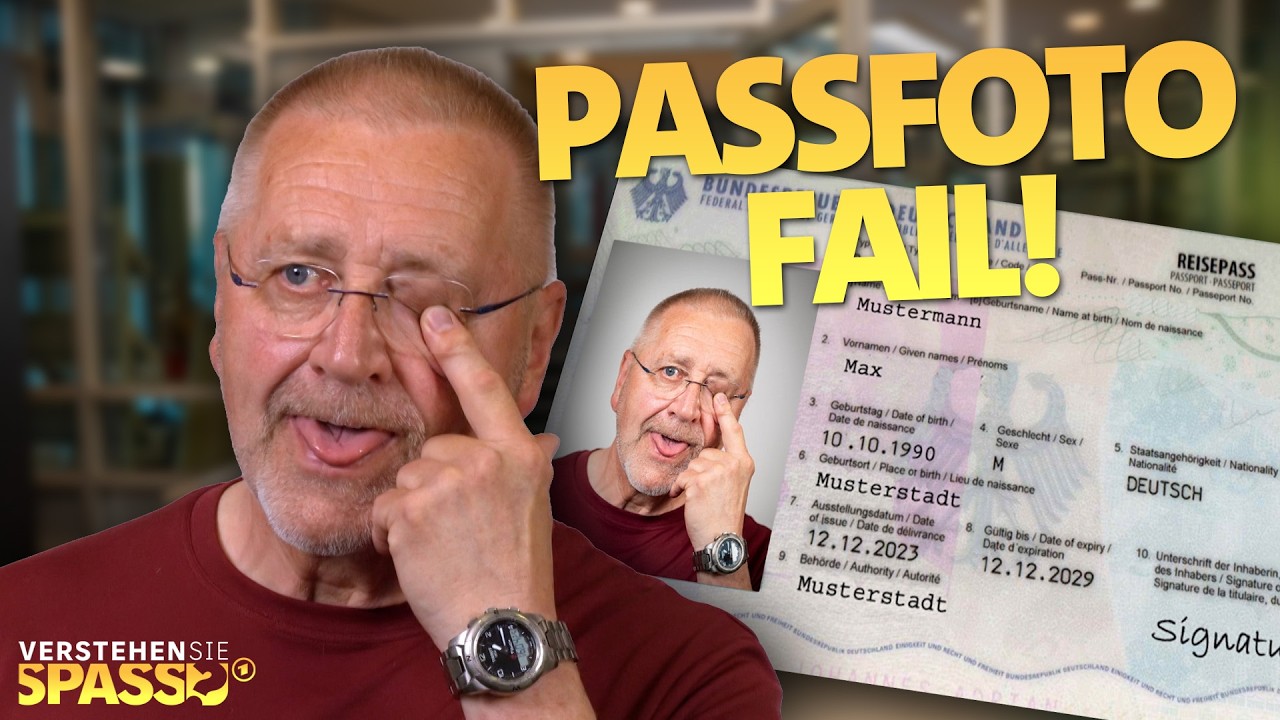 Passbild-Chaos beim Amt! 😂 Biometrischer Zwilling sorgt f&uuml;r Verwirrung | Verstehen Sie Spa&szlig;?
