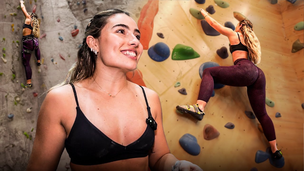 ESCALANDO PELA PRIMEIRA VEZ | escalada indoor / maria vieira