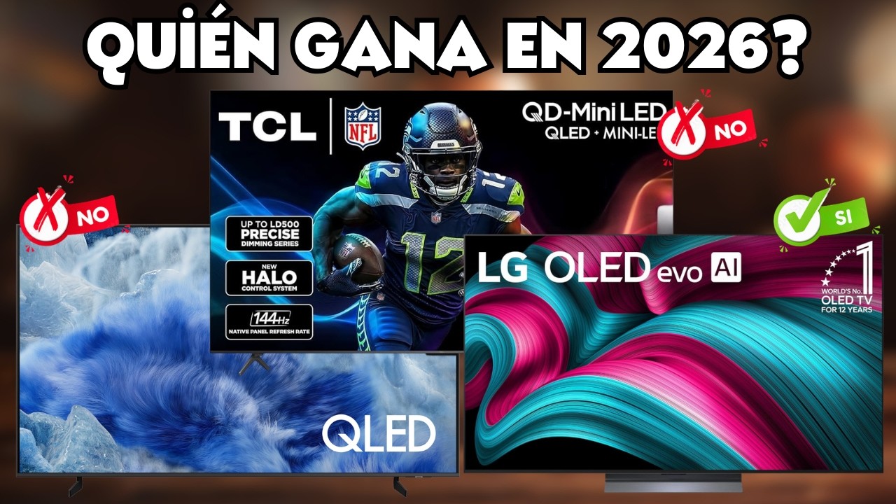 La Mejor TV Económica en 2026 – LG vs TCL vs Samsung