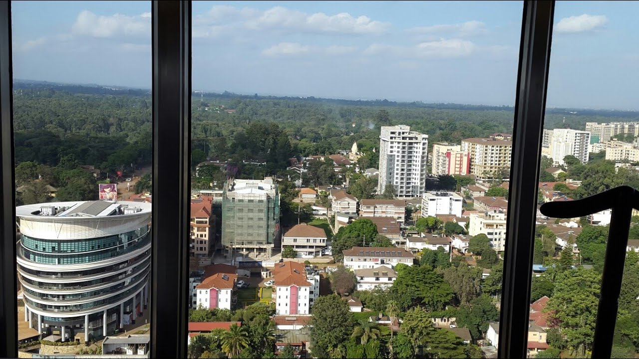 360° View of Nairobi: From Movenpick Hotel's Revolving Restaurant.