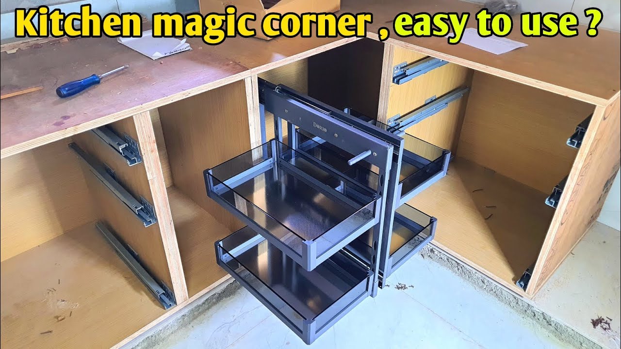 How to install kitchen magic corner | किचन मैजिक कॉर्नर कैसे फिटिंग करें @Jeet home decoration